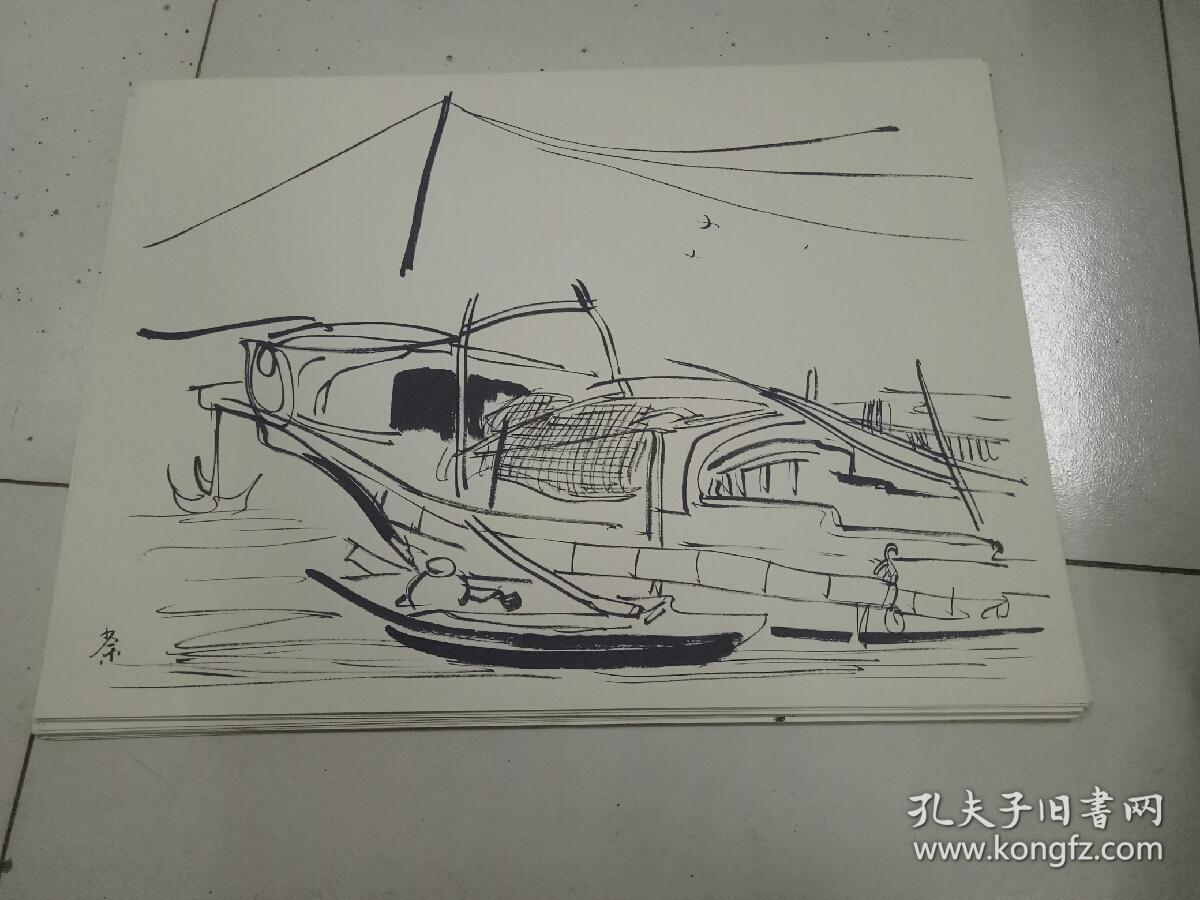 吴冠中素描28幅