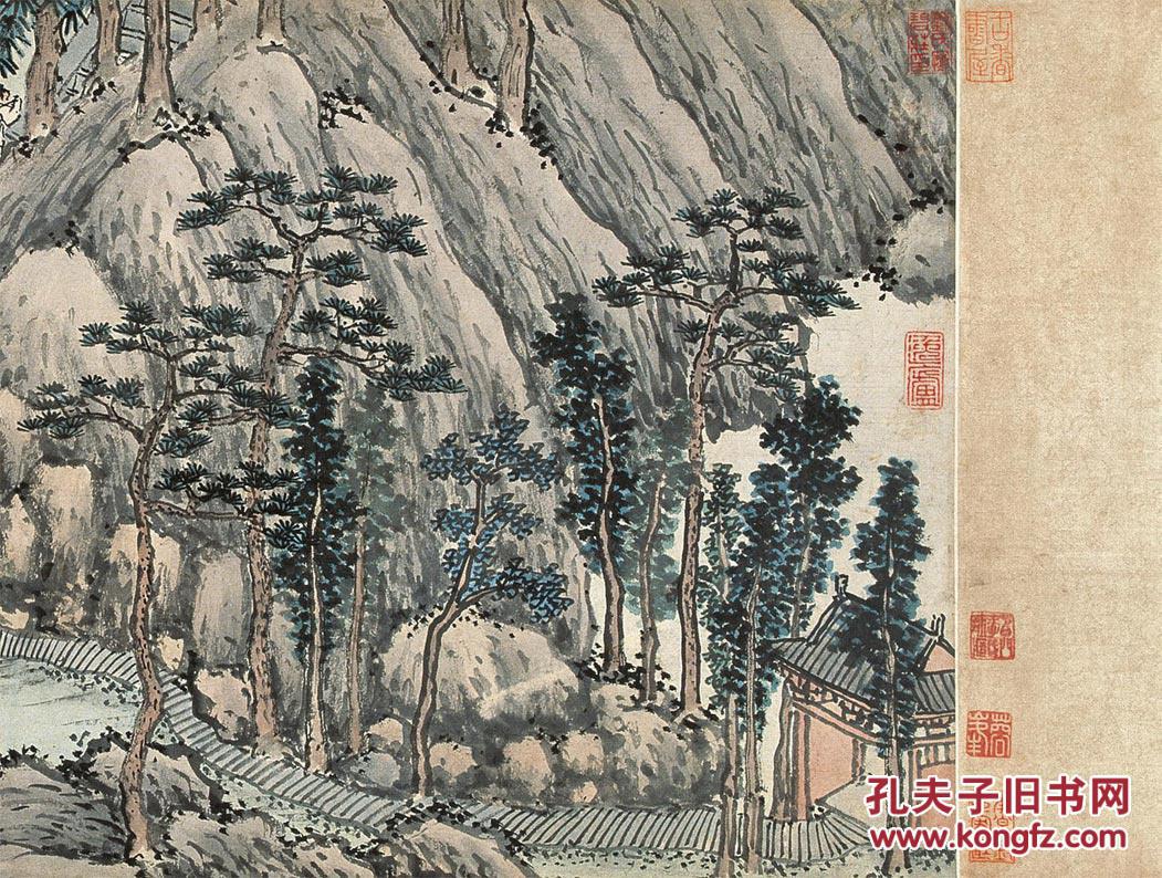 明 沈周 虎丘饯别图