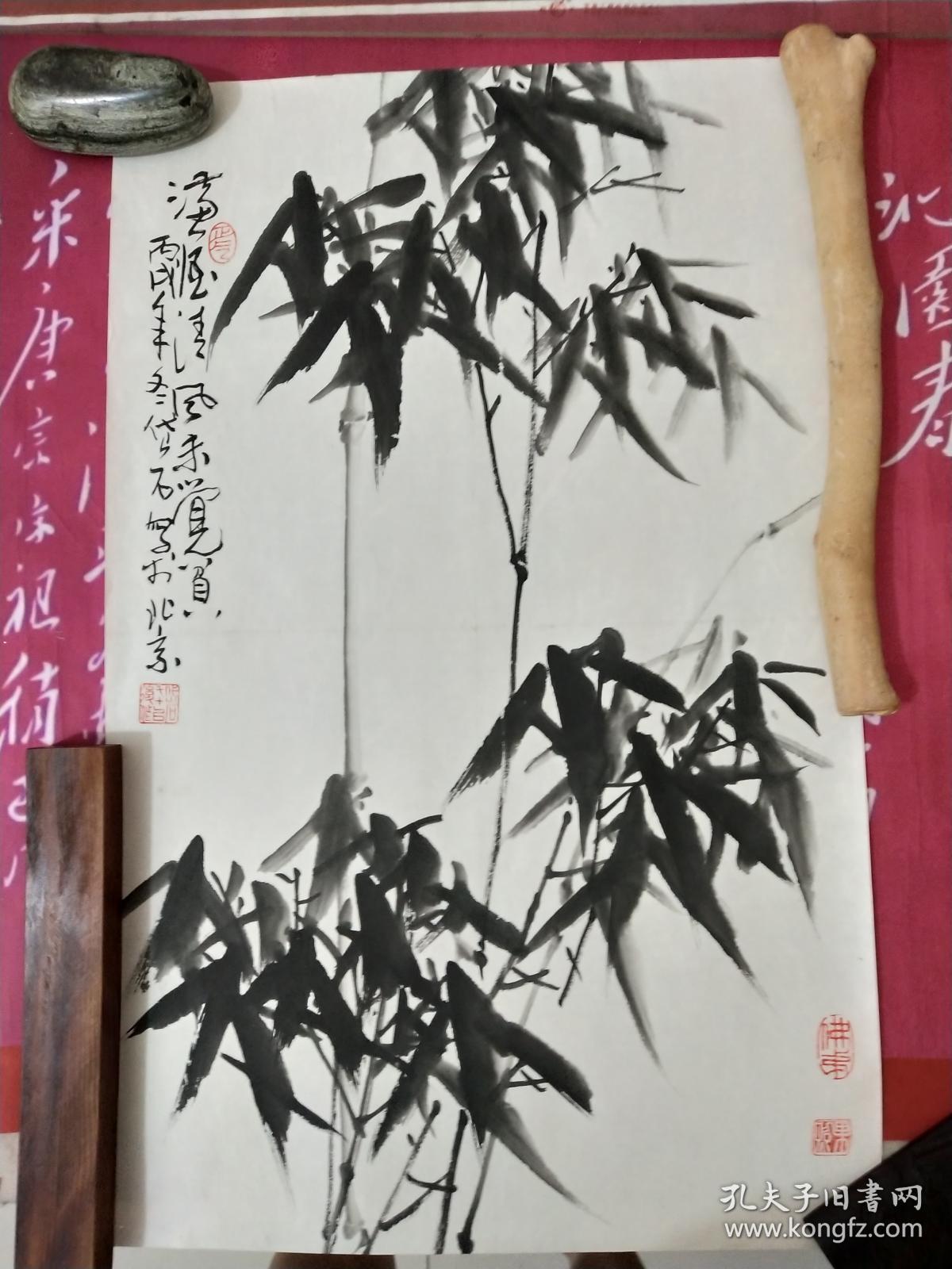 中国著名国画家岱石先生作品一幅