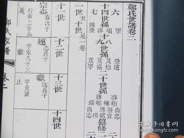 苏州东山:郑氏家谱 七册全