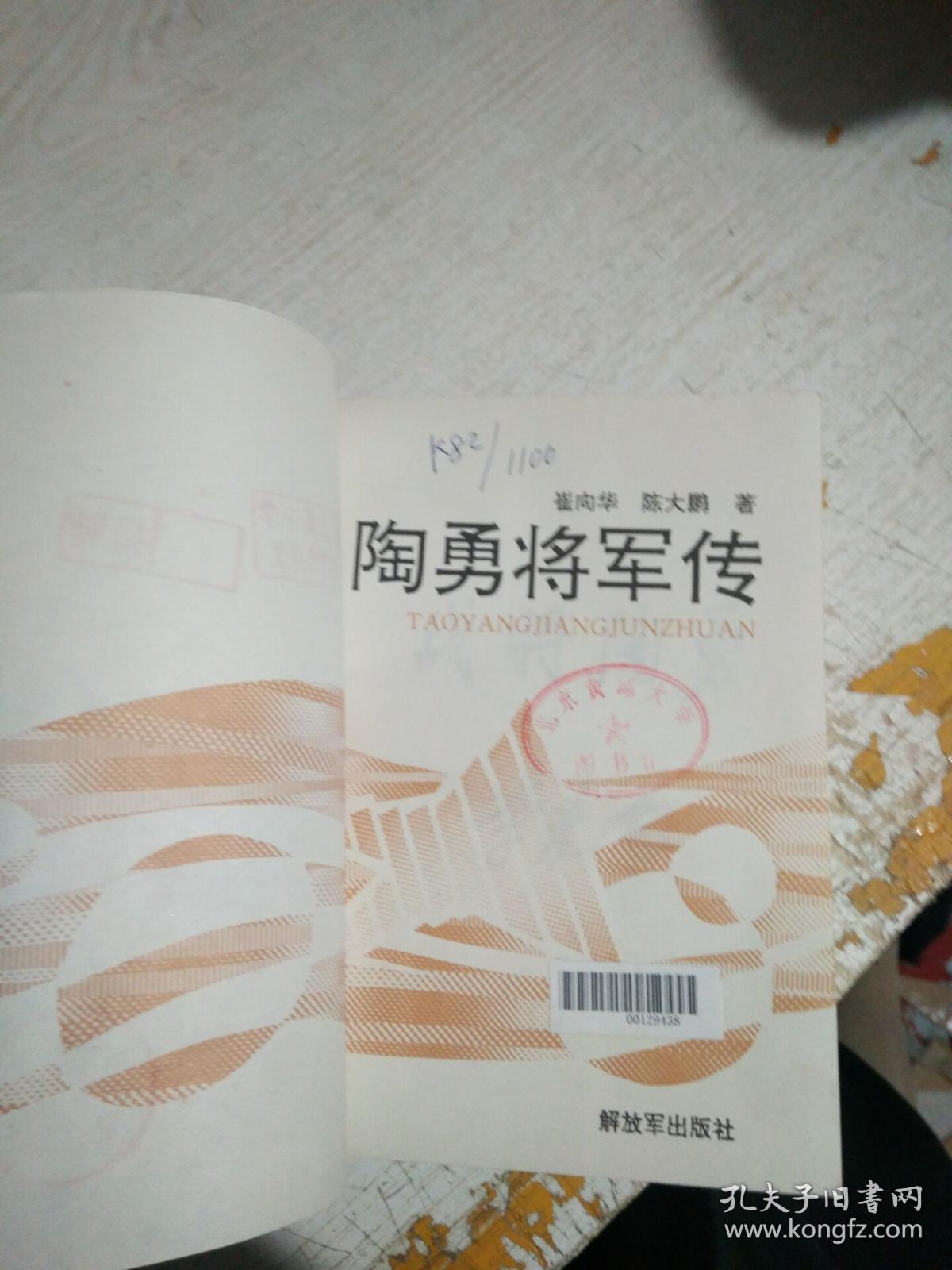 陶勇将军传
