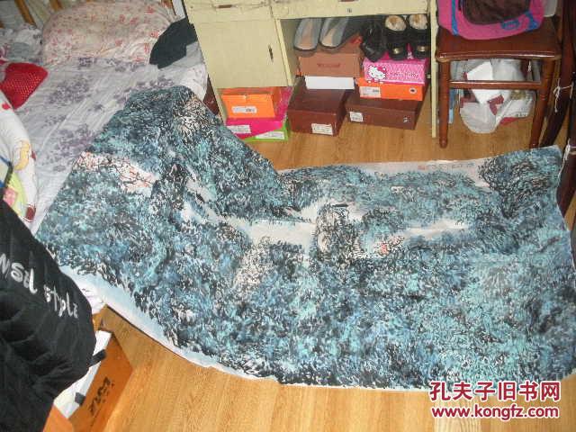 温州乐清画家 冯炎 精品大副山水1件【178x96厘米】