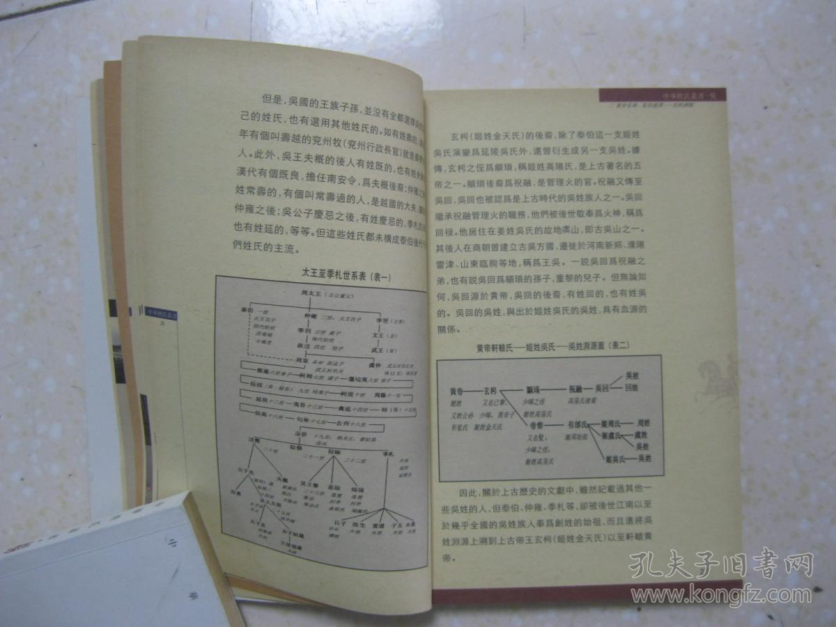 中华姓氏丛书 吴(详述"吴"字漫说,吴姓溯源,吴姓的沿革,吴姓的地理
