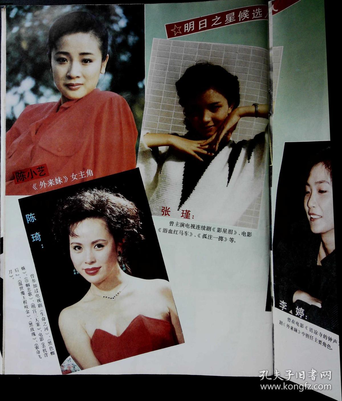 演员张瑾演员张瑾图片92年广东电视台陈雅芳茹萍风雨丽人剧照陈雅芳