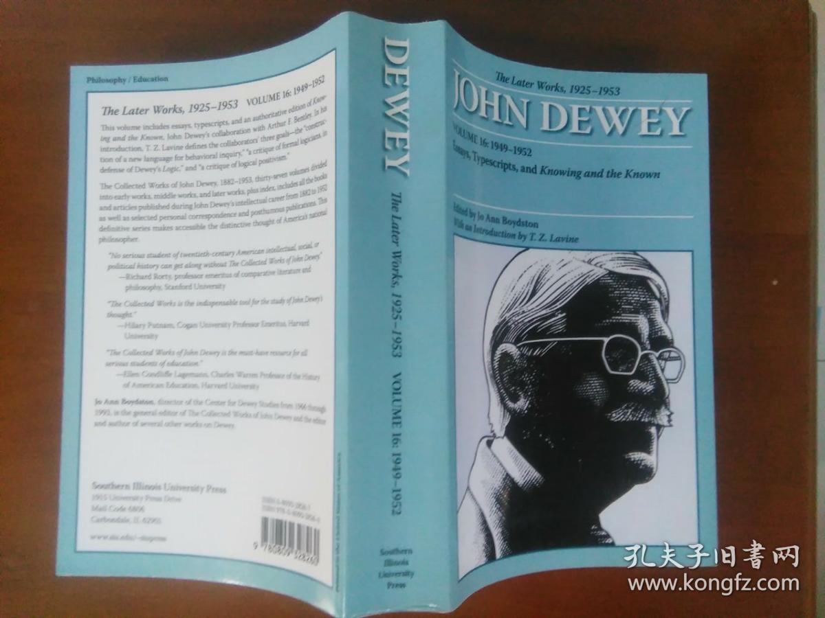 英文原版,美国哲学家、教育家约翰·杜威的作