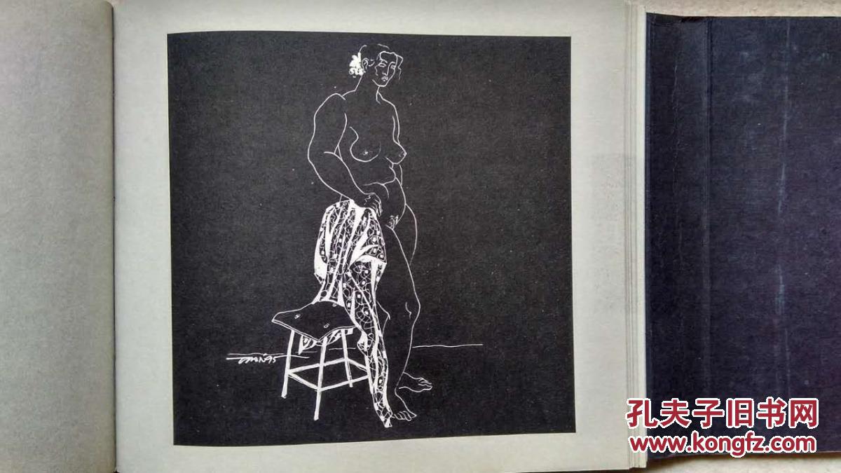 田卫平线描人体写生