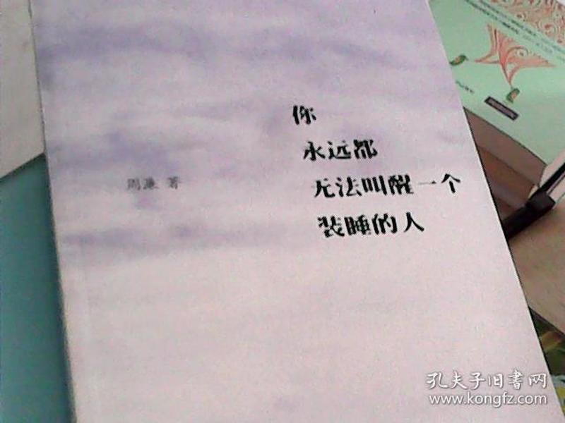 你永远都无法叫醒一个装睡的人