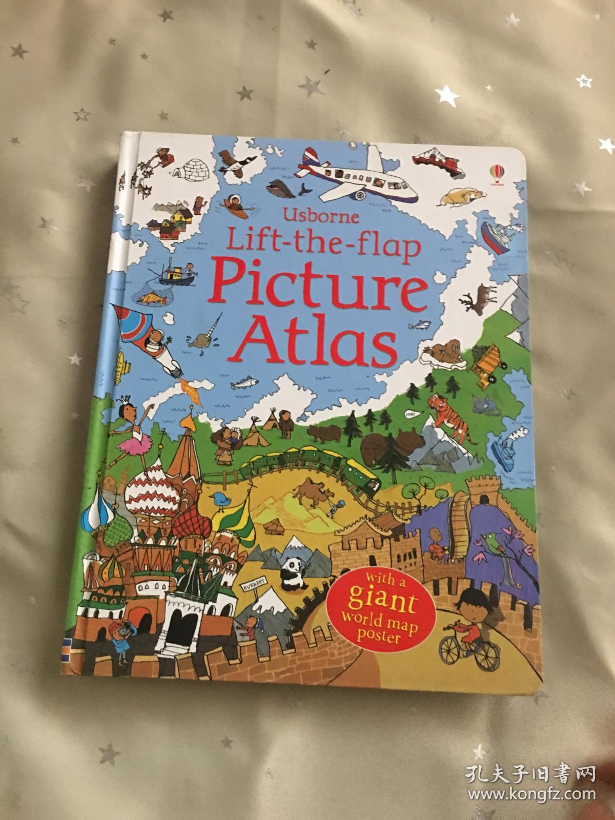 usborne lift-the-flap picture atlas(翻翻书-地图册