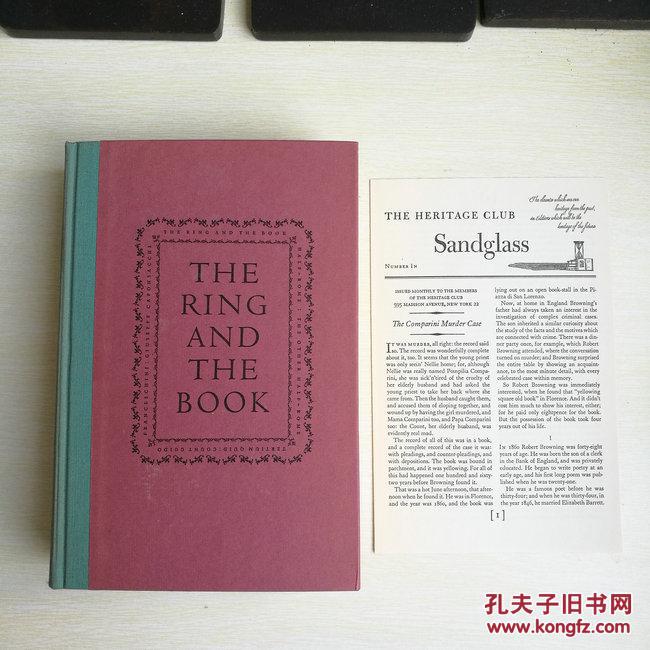 the ring and the book 《指环与书》 罗伯特 勃朗宁