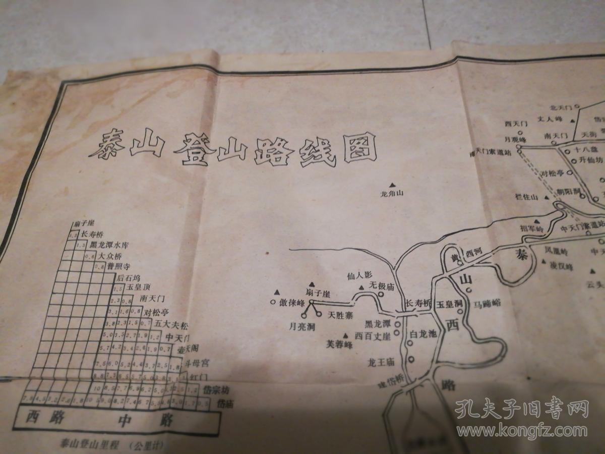 登泰山线路图