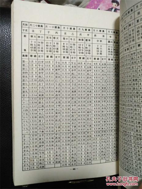 新旧历对照万年历
