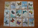 特56 蝴蝶邮票信销票套票15张