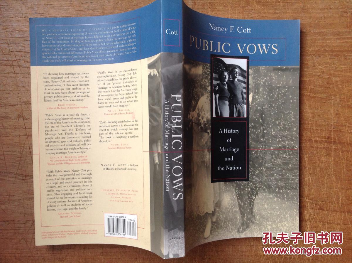 public vows:a history of marriage and the nation