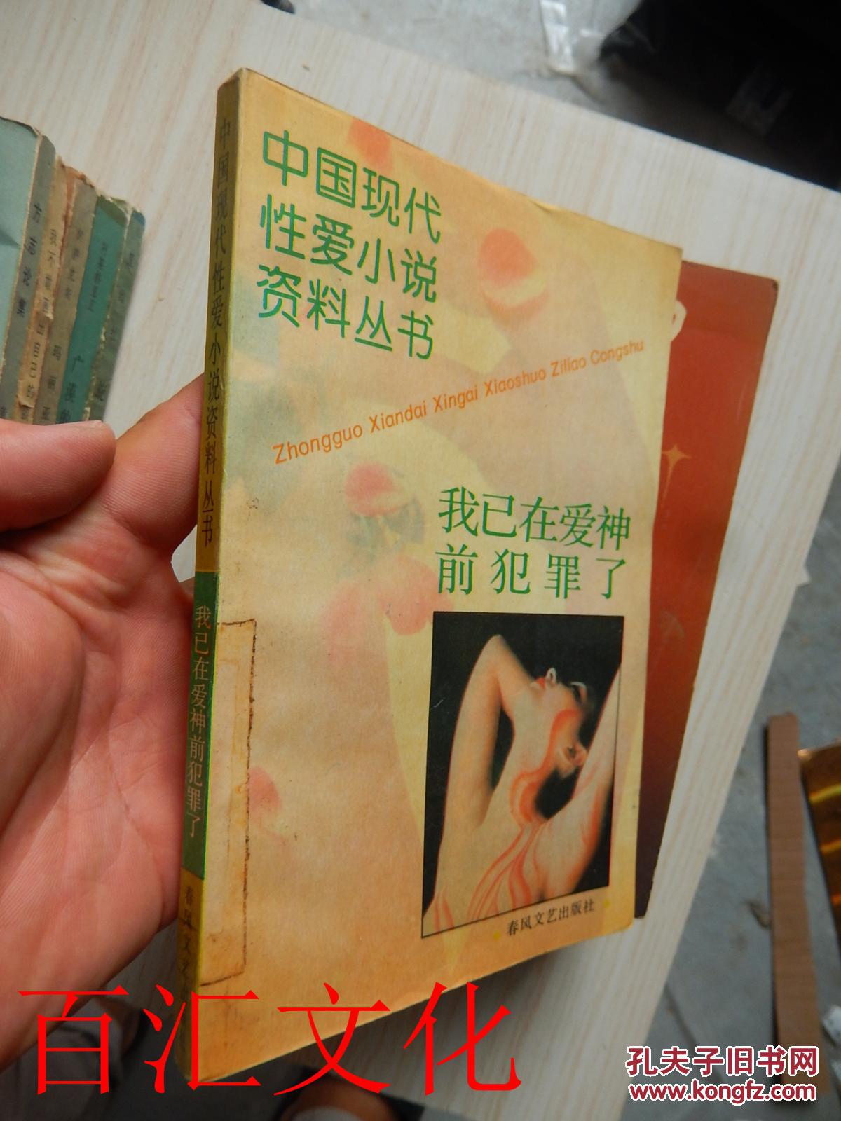 中国现代性爱小说资料丛书:我已在爱神前犯罪了