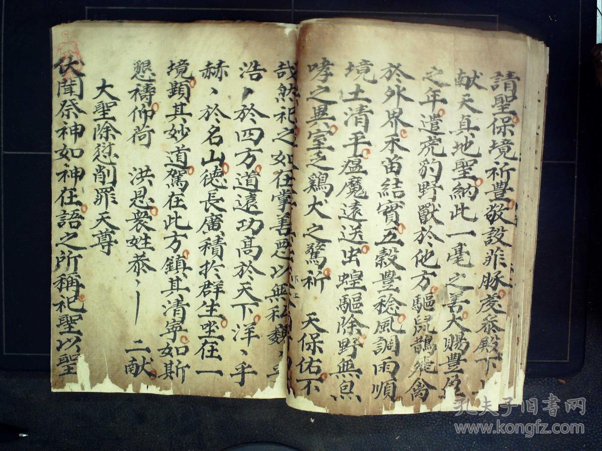 s51少见,清精美手抄正一教科仪:正一逐虎清醮朝科,线装一册,字体精美