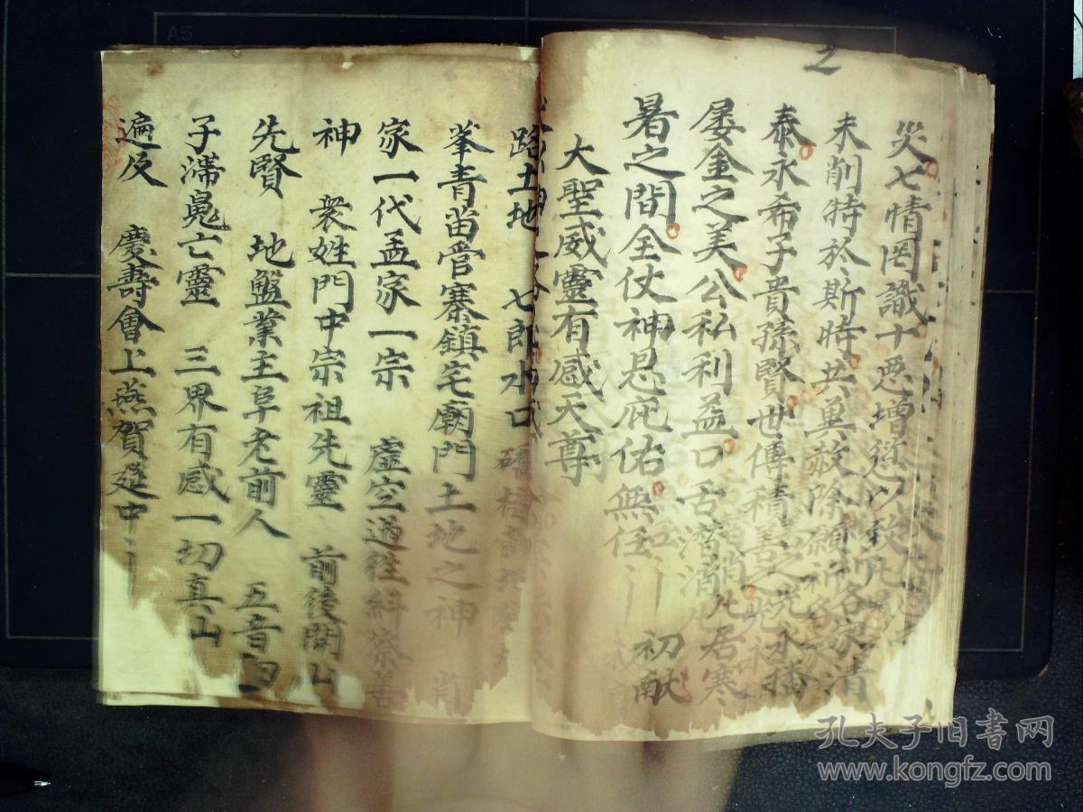 s51少见,清精美手抄正一教科仪:正一逐虎清醮朝科,线装一册,字体精美