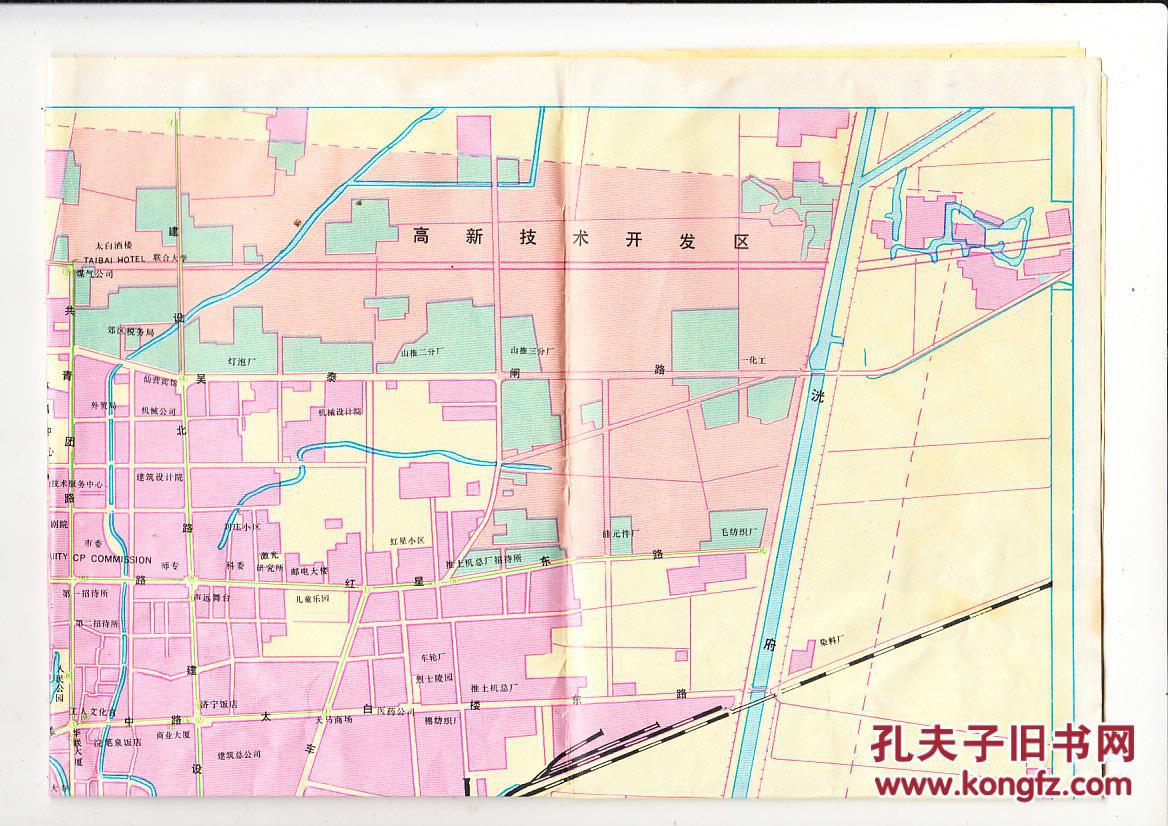 邹城交通地图高清大地图 - 城市吧旅游地图