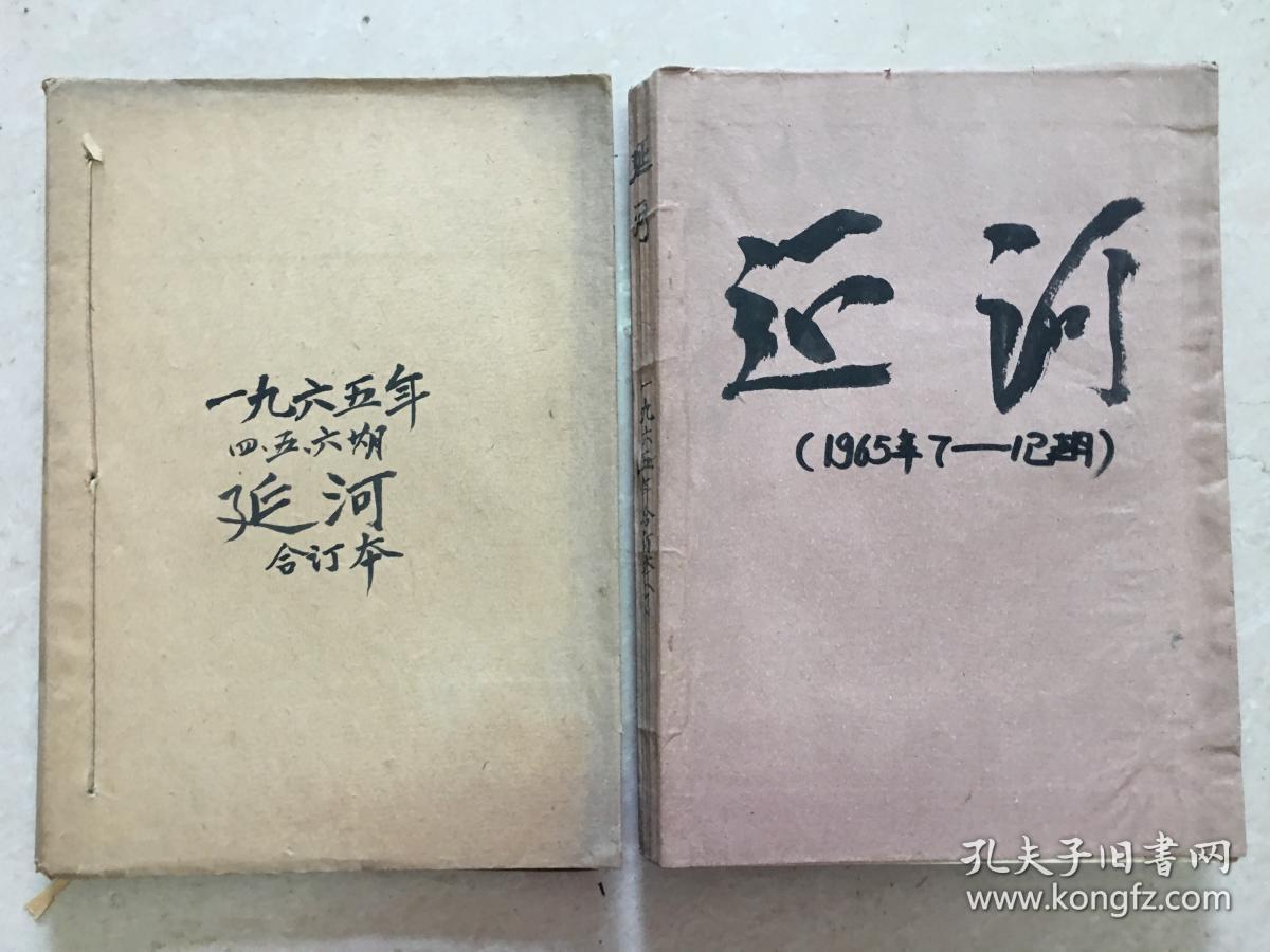我处现有馆藏《延河》杂志1958—1965年共计40余本.
