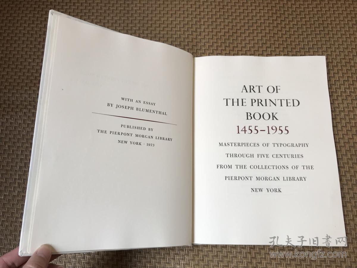 art of the printed book 1455-1955 欧美500年图书装帧艺术图选 ,大