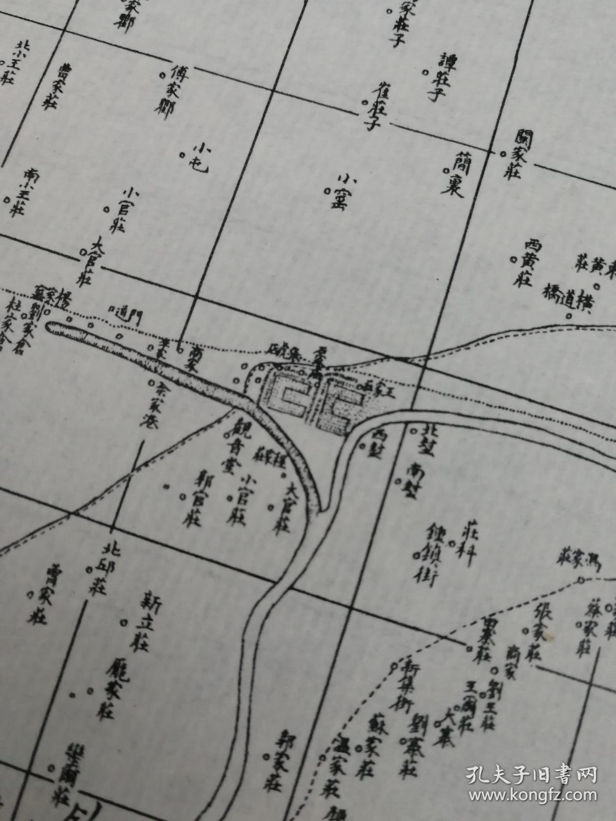 武定府海丰县自治区域图甲乙2张【该地最早的按比例尺绘制的地图】