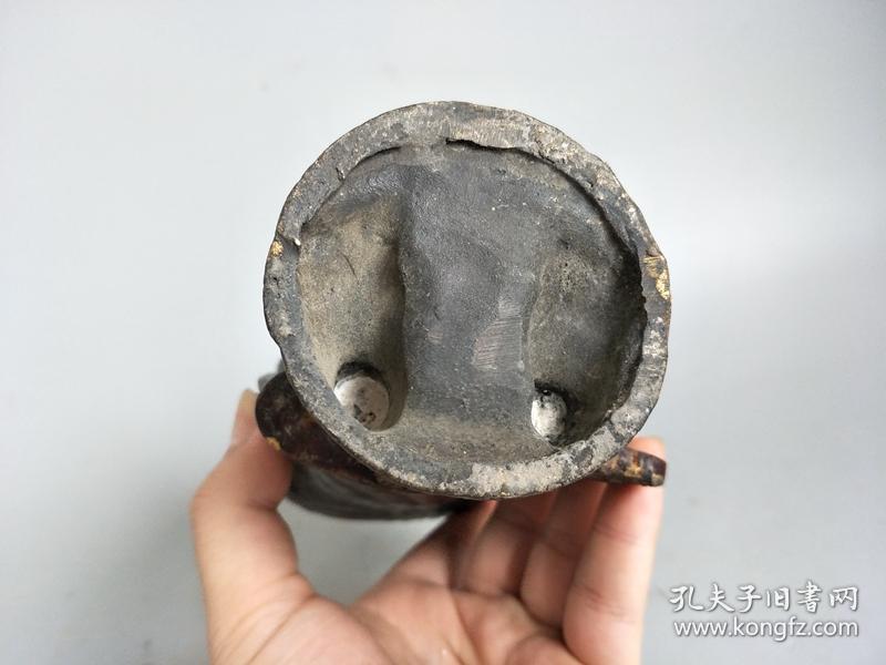 乡下收的明代老铜佛像