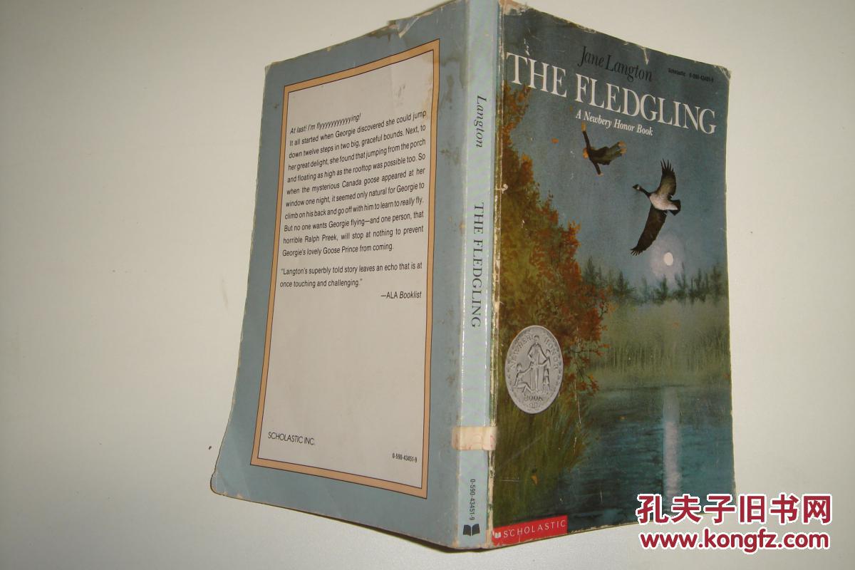 the fledgling (a newbery honor book) 外文版(不认识外文,书名,作者