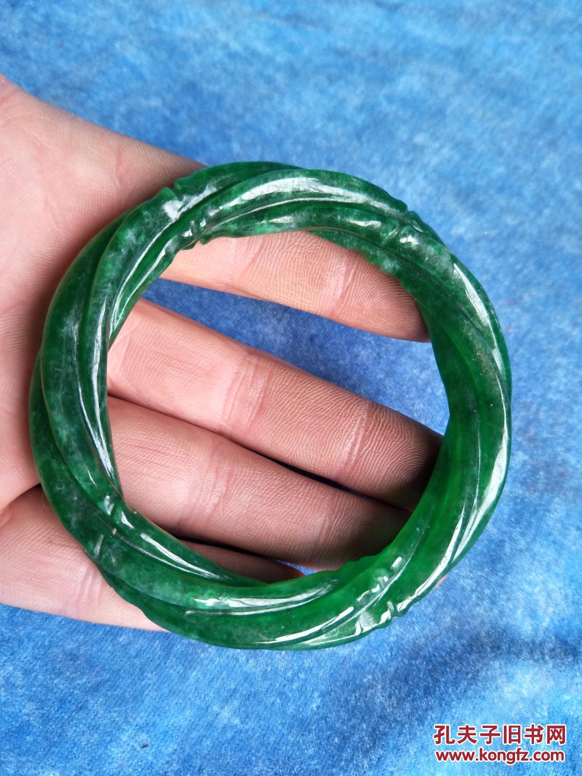 【图】天然翡翠玉镯,多说无益,识货着得