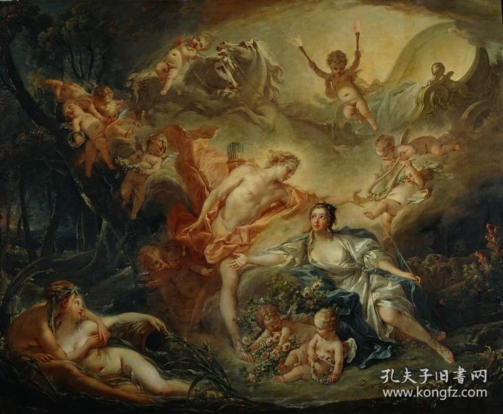 弗朗 索瓦布歇油画  019