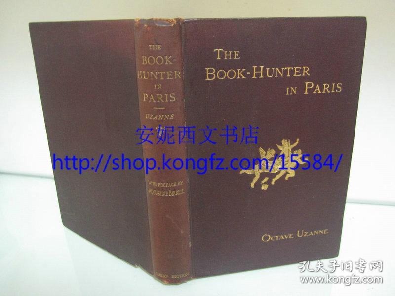 1895年英文《猎书家在巴黎》 -- 迷人的19世纪