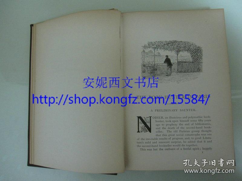 1895年英文《猎书家在巴黎》 -- 迷人的19世纪