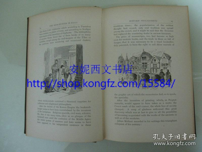 1895年英文《猎书家在巴黎》 -- 迷人的19世纪