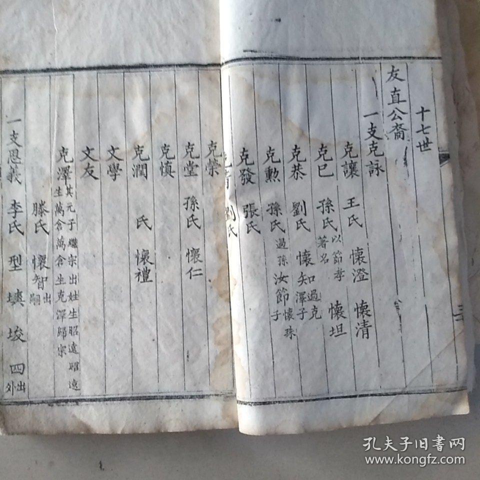 夏津潘氏族谱(上,下两册)夏津县赵官屯