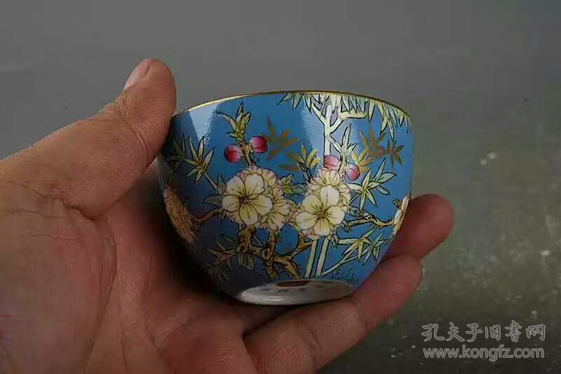 茶杯一套 古董古玩