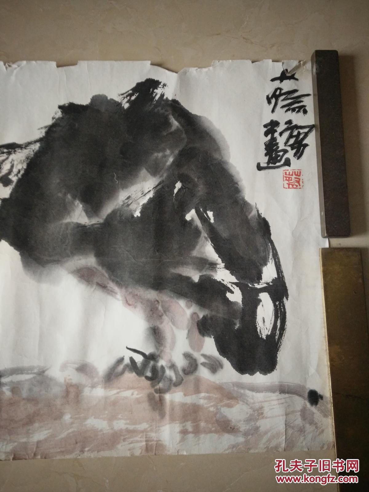 蔡勇中央美院中国画专业研修国画一张!45*34cm(802)