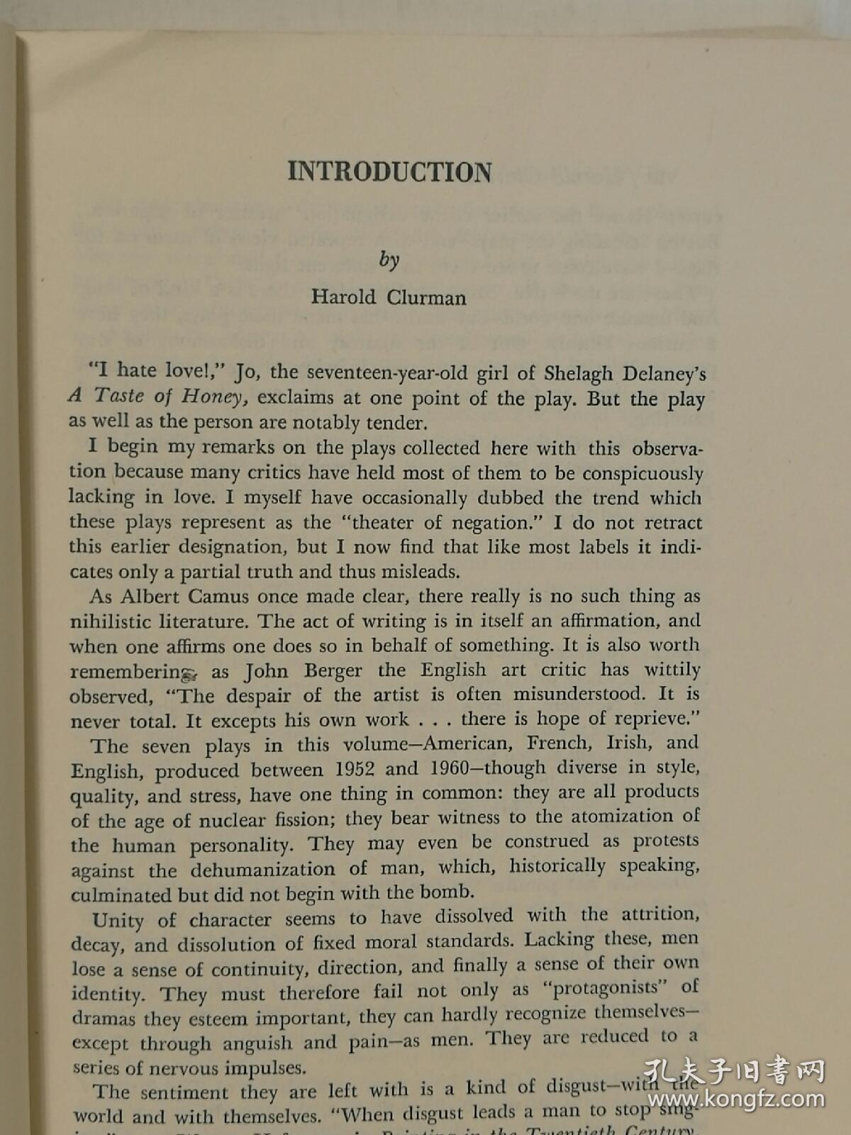 seven plays of the modern theater text edition (戏剧) 英文原版书