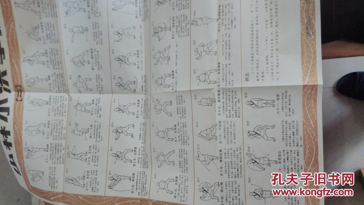 少林小洪拳挂图:一,二(带外包装封套)【10.15进书】