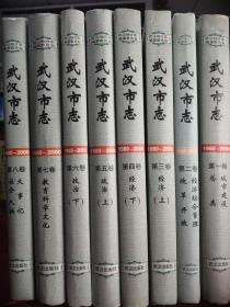武汉市志1980-2000（全套8卷）