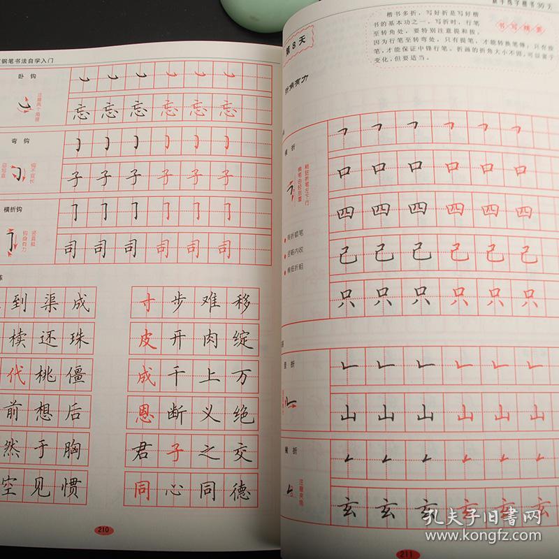 怎样写硬笔 临摹教程 田英章楷书钢笔字帖 小楷包邮 初学者 学生练字
