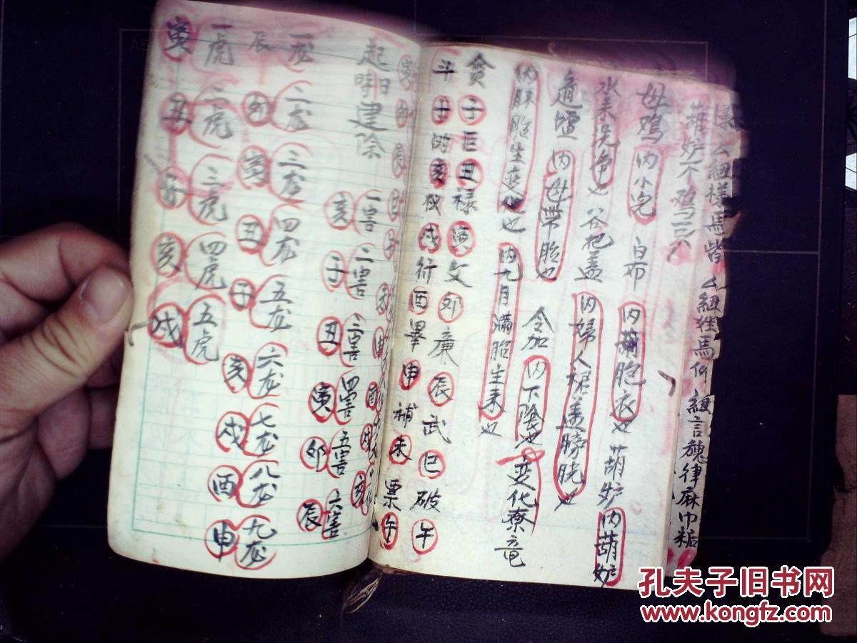稀见正一教驱鬼治病秘术,毕律一本连秘诀共科,线装一册,大量精美手绘
