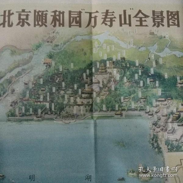 北京颐和园万寿山全景图
