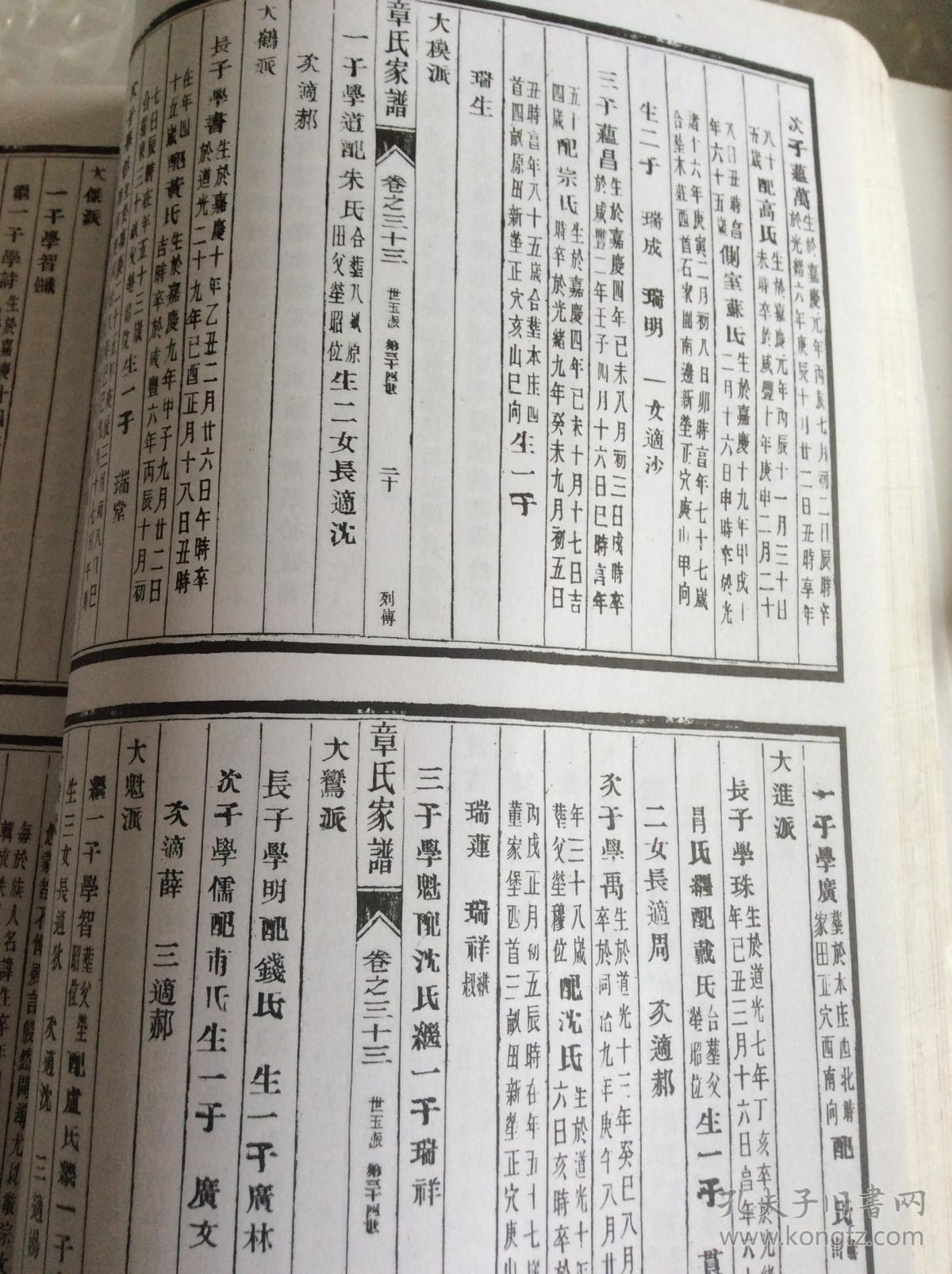 如皋章氏家谱 卷六 公元一九三五年前列传部分三