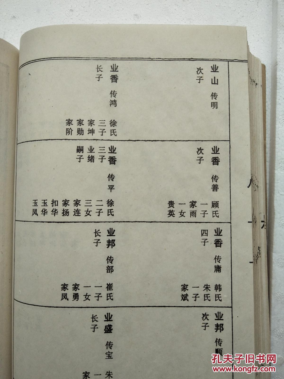 李氏宗谱【陇西堂】建湖李家庄 兴三公支 16开 336页