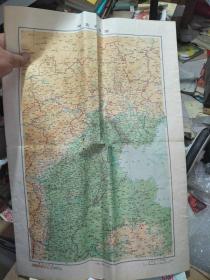 河北省地图  1984