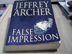 False Impression（Jeffrey Archer） 英文原版