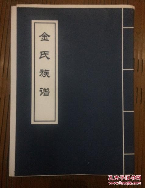金氏族谱【毛边】
