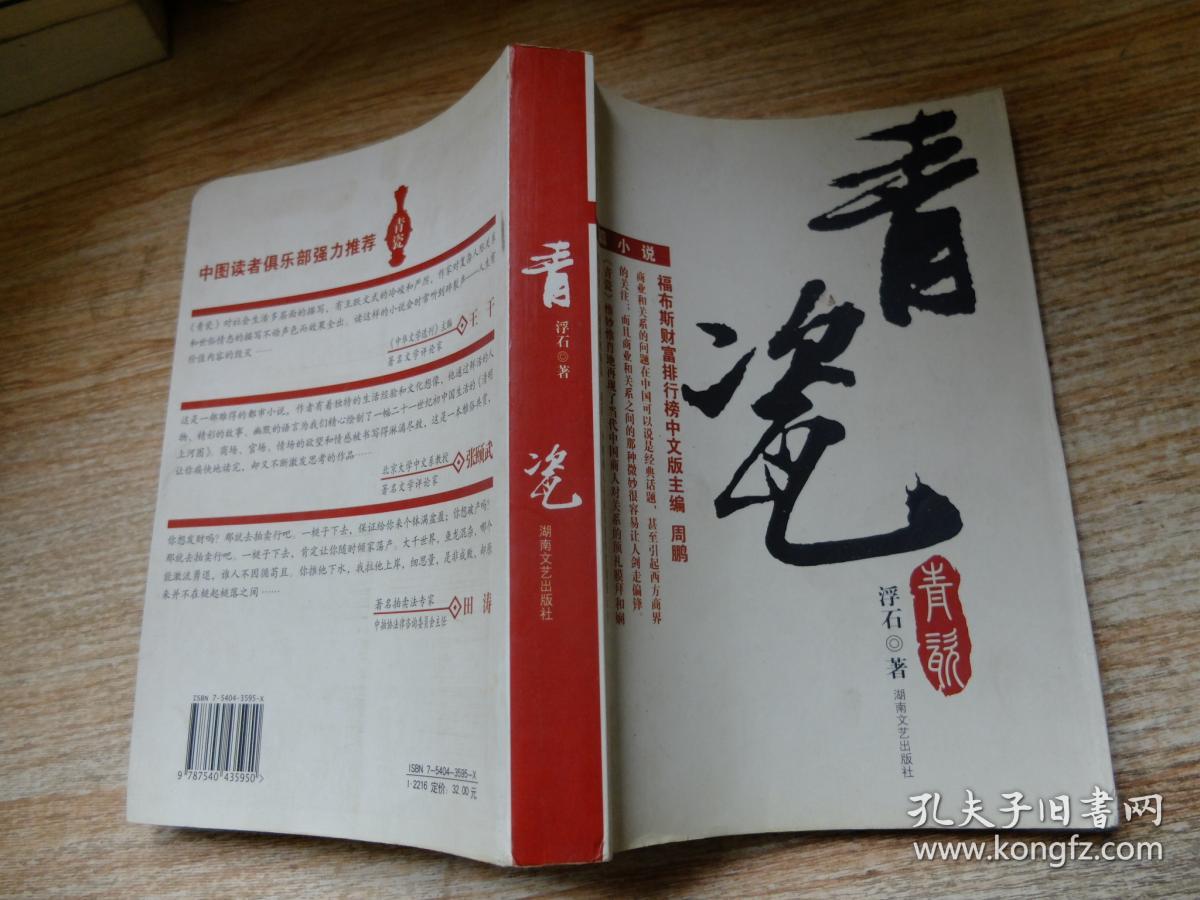 青瓷(浮石著 湖南文艺出版社)