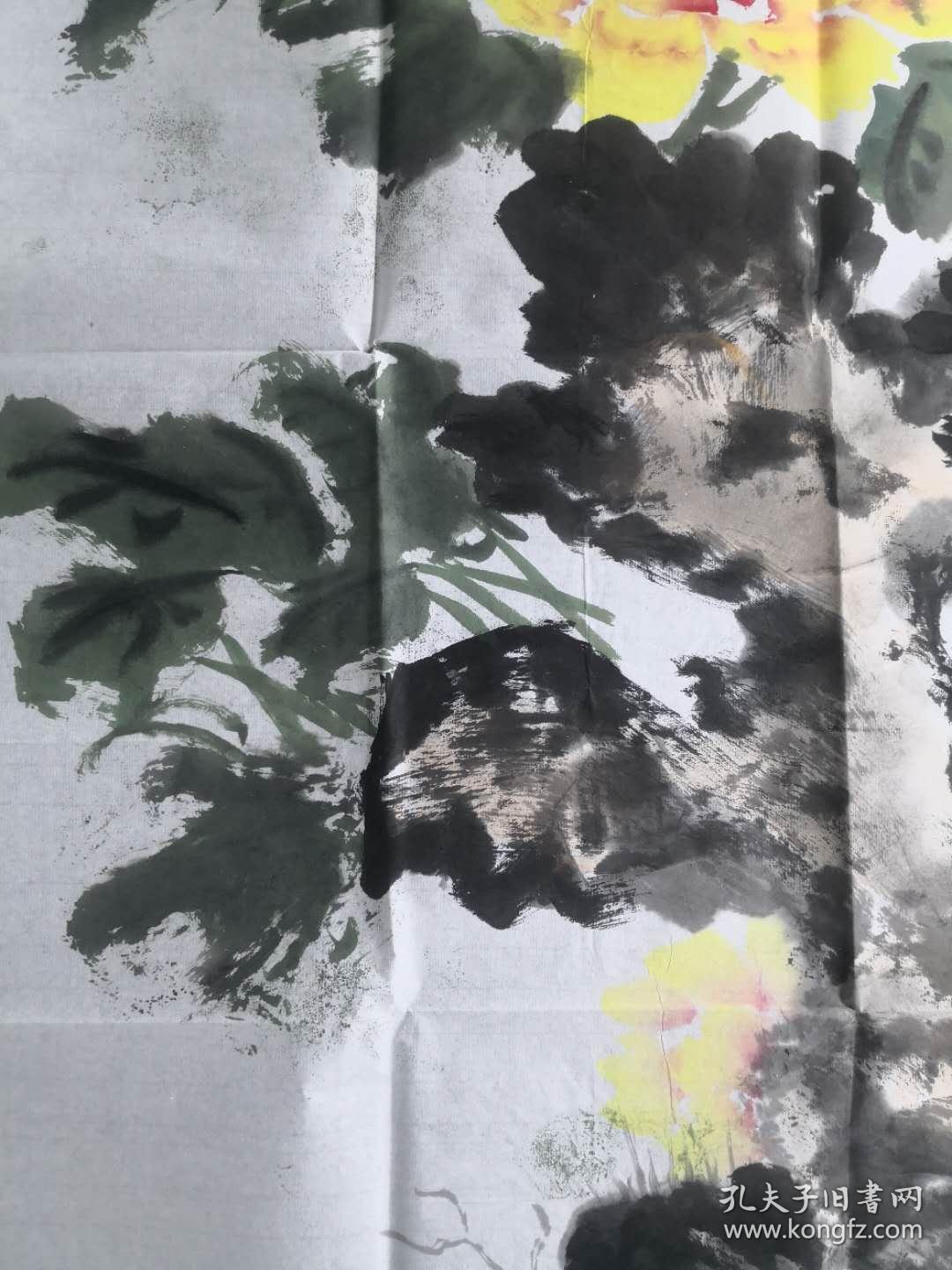 山东名家 鲁石 三尺国画花鸟2