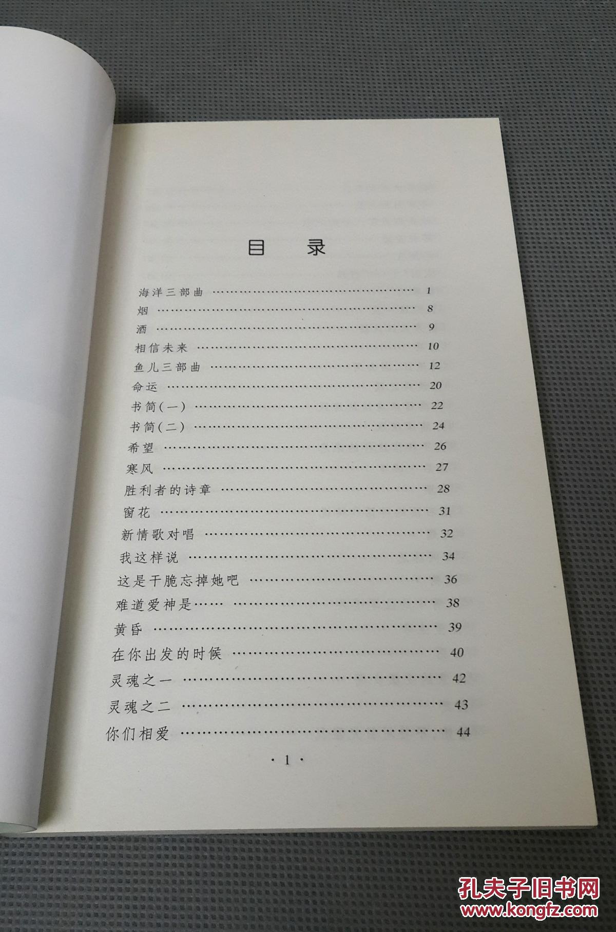 食指的诗