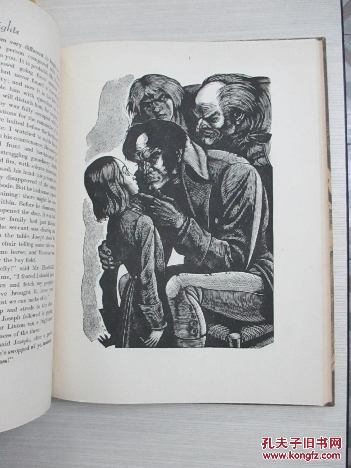 【图】名家经典插图本:简爱、呼啸山庄 两册合