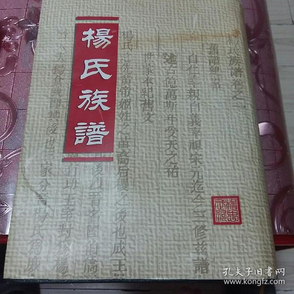 杨氏族谱 山西代县杨氏宗祠
